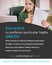 profesores particulares de inglés a domicilio